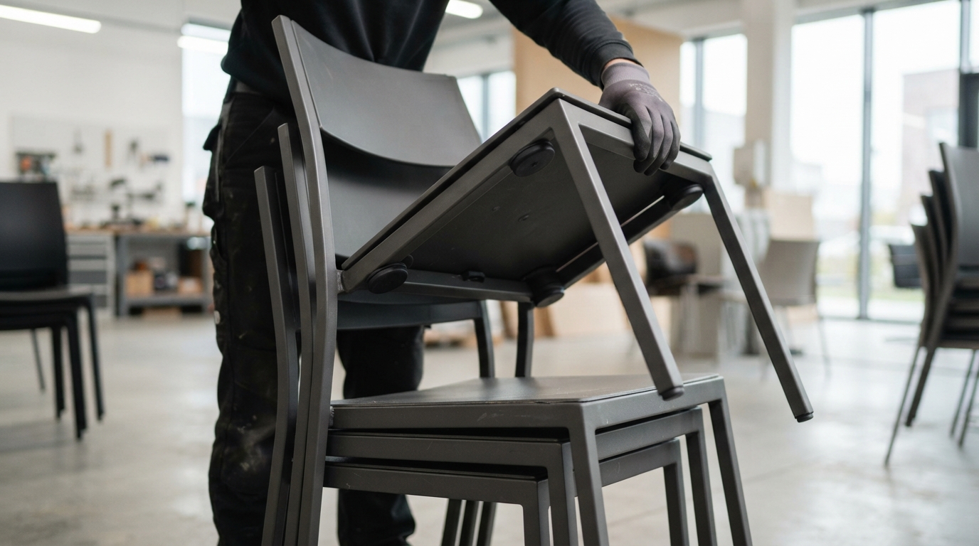 Redaktionelles Titelbild zum Beitrag: Stapelschutz-Elemente: Konstruktive Details zur Vermeidung von Lackschäden
